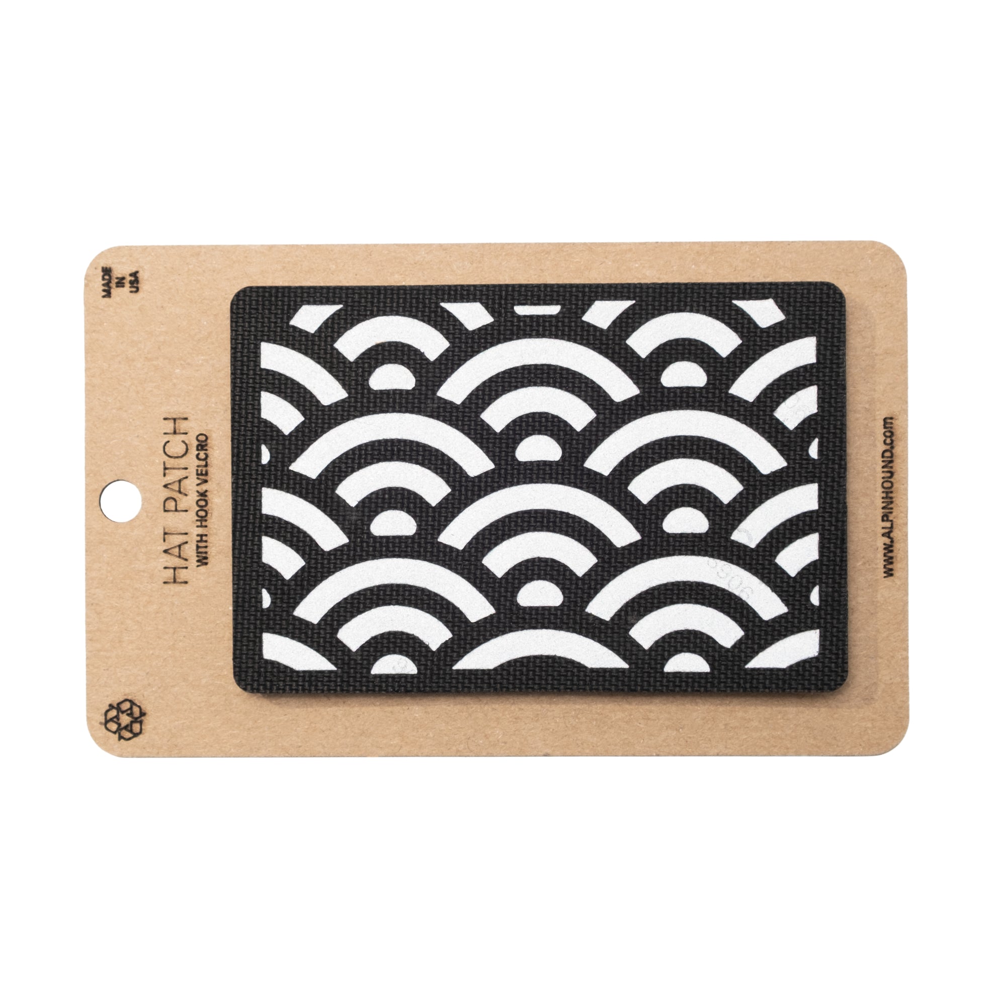 Seigaiha Wave Tactical Patch Large 3X2