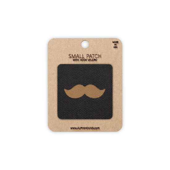 Moustache Tactical Patch 1.5X1.5 Cordura Morale Patch by Alpinhound Supply
