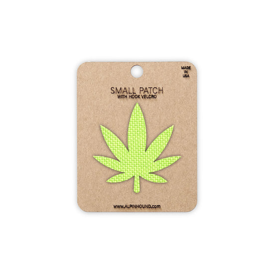 Marijuana Leaf Tactical 1.5 Cordura Morale Patch by Alpinhound Supply