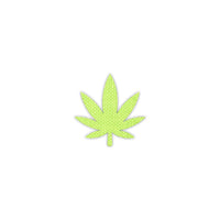 Marijuana Leaf Tactical 1.5 Cordura Morale Patch by Alpinhound Supply