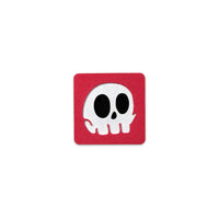 Patch Tactique Tête de Mort 1.5X1.5 Cordura par Alpinhound Supply