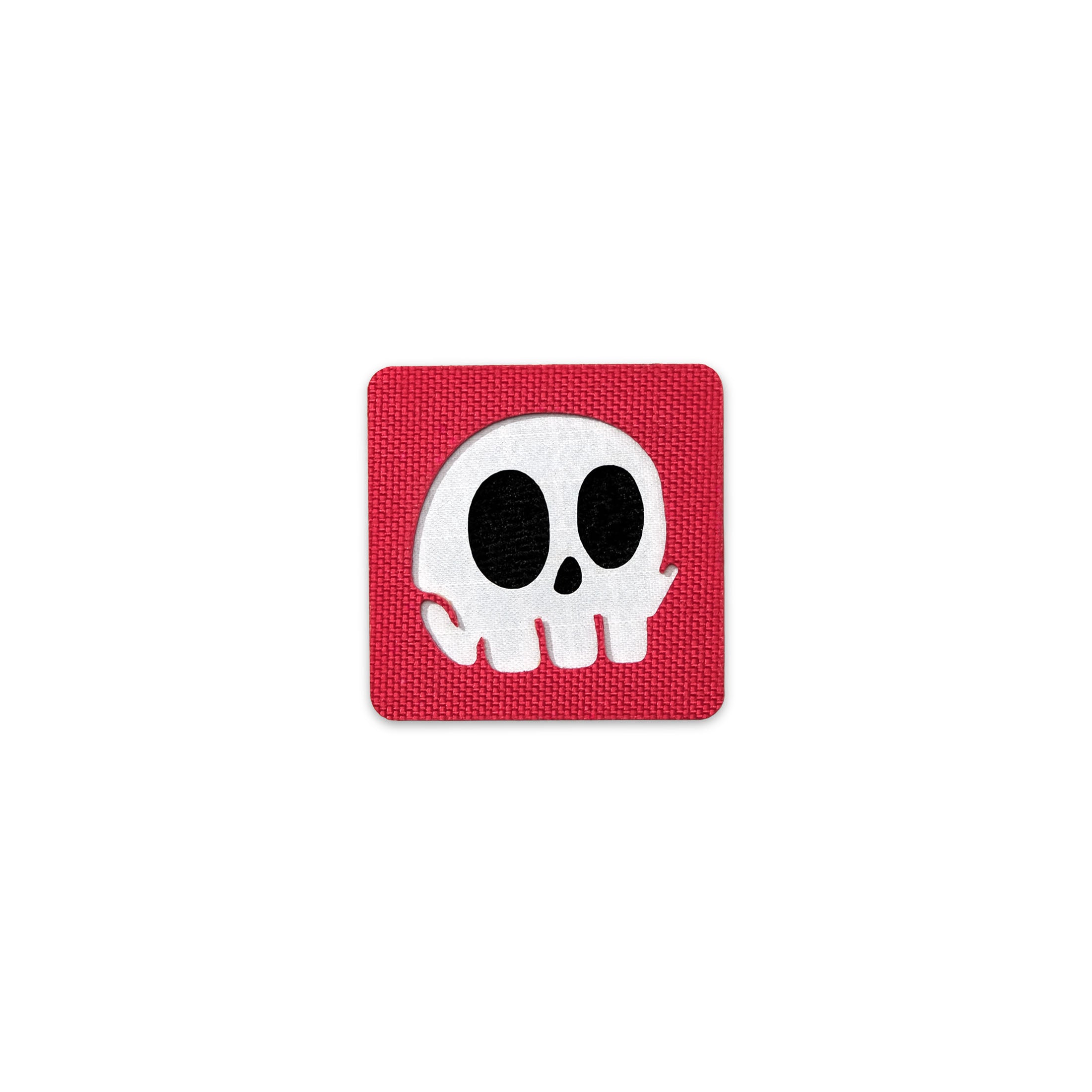 Patch Tactique Tête de Mort 1.5X1.5 Cordura par Alpinhound Supply