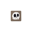 Patch Tactique Tête de Mort 1.5X1.5 Cordura par Alpinhound Supply
