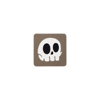 Patch Tactique Tête de Mort 1.5X1.5 Cordura par Alpinhound Supply