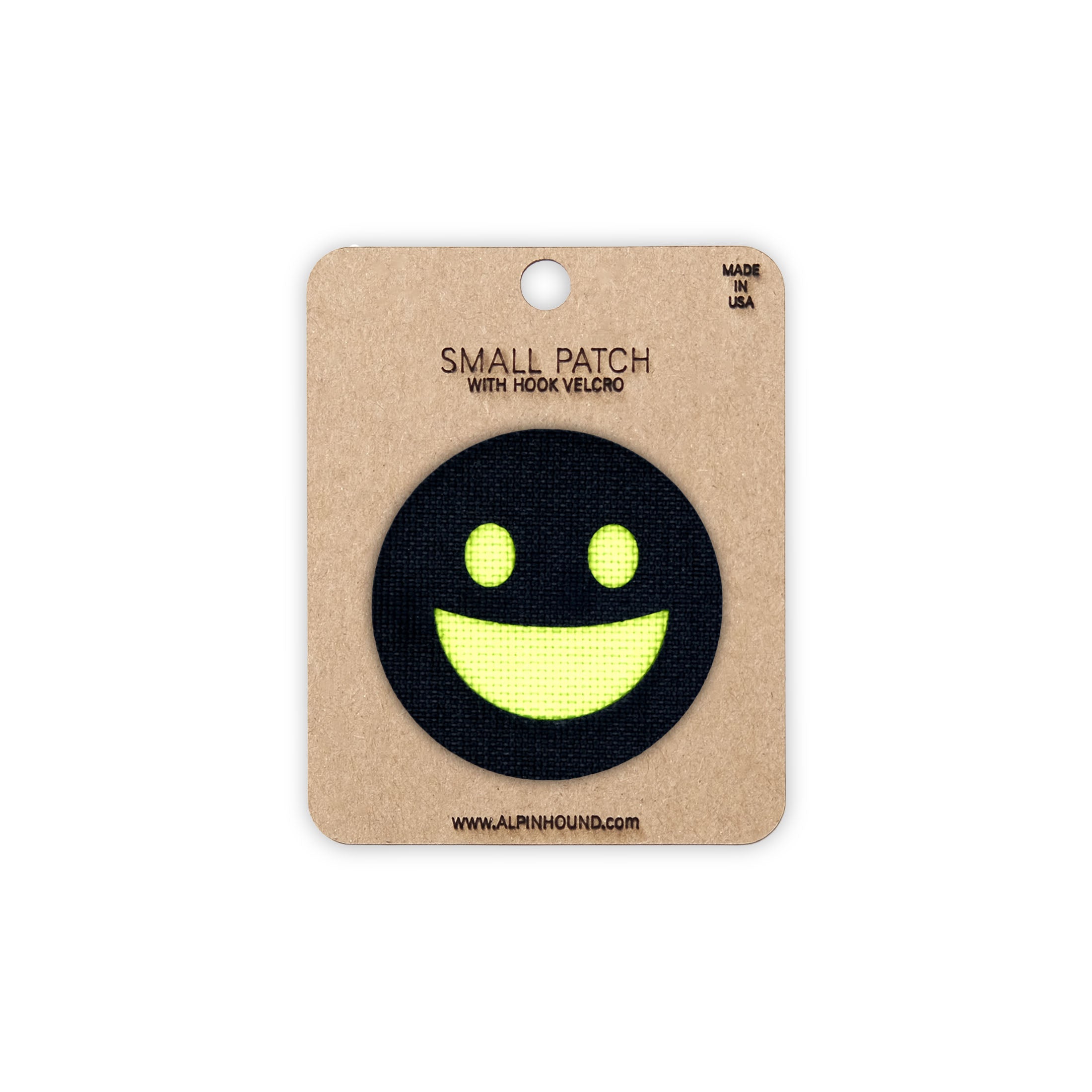 Smiley Face Tactical Patch 1.5 Cordura Morale Patch by Alpinhound Supply