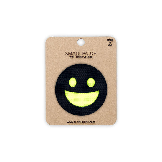 Smiley Face Tactical Patch 1.5 Cordura Morale Patch by Alpinhound Supply