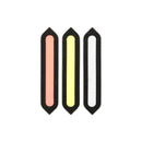 Reflective Stripe Patch 3 Pack Fits 2X2 Cordura Morale Patch by Alpinhound Supply