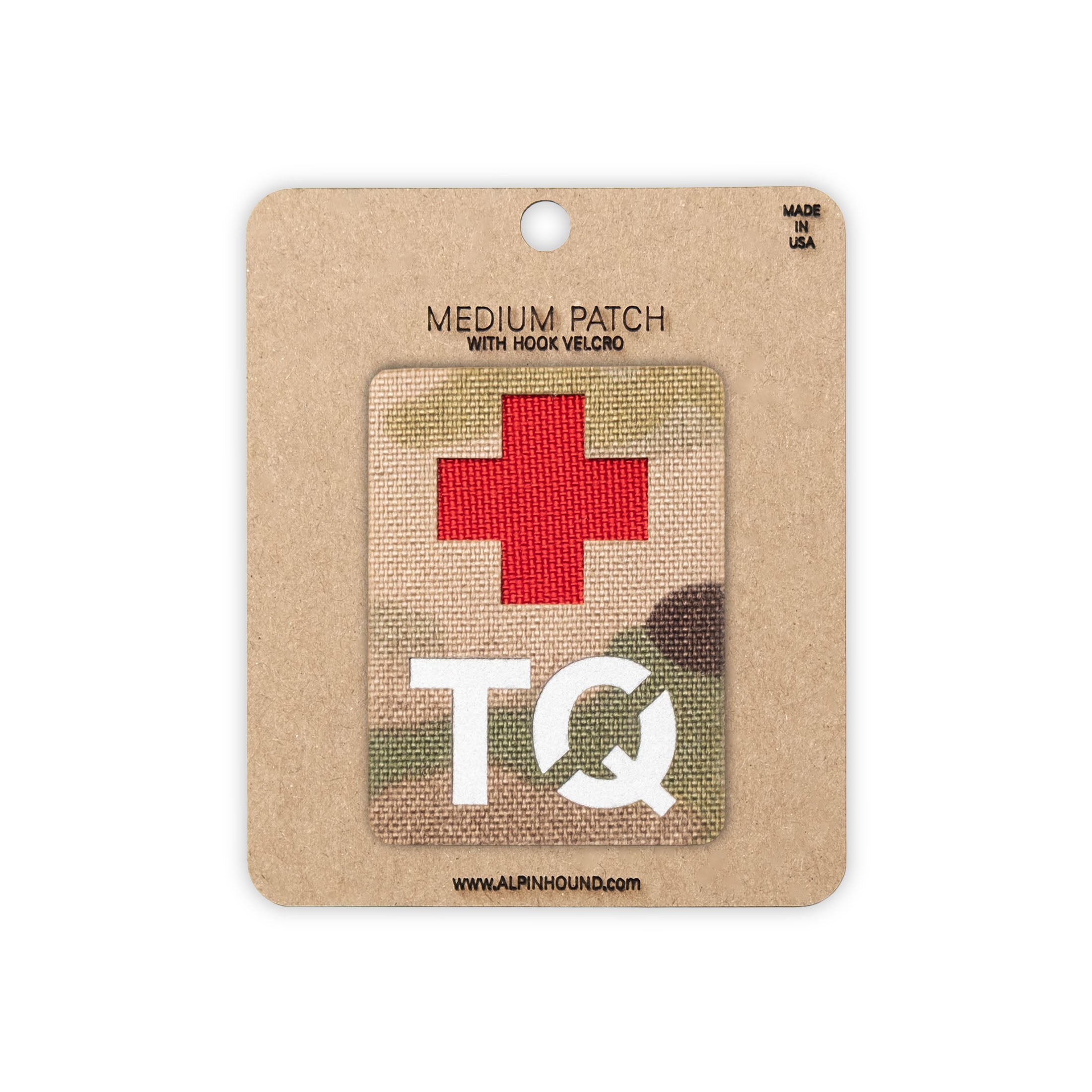 TQ (Tourniquet) patch 1.5X2 Cordura Morale Patch by Alpinhound Supply