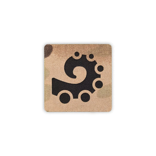 Octopus tentacle patch 2x2 multicam black solo shot