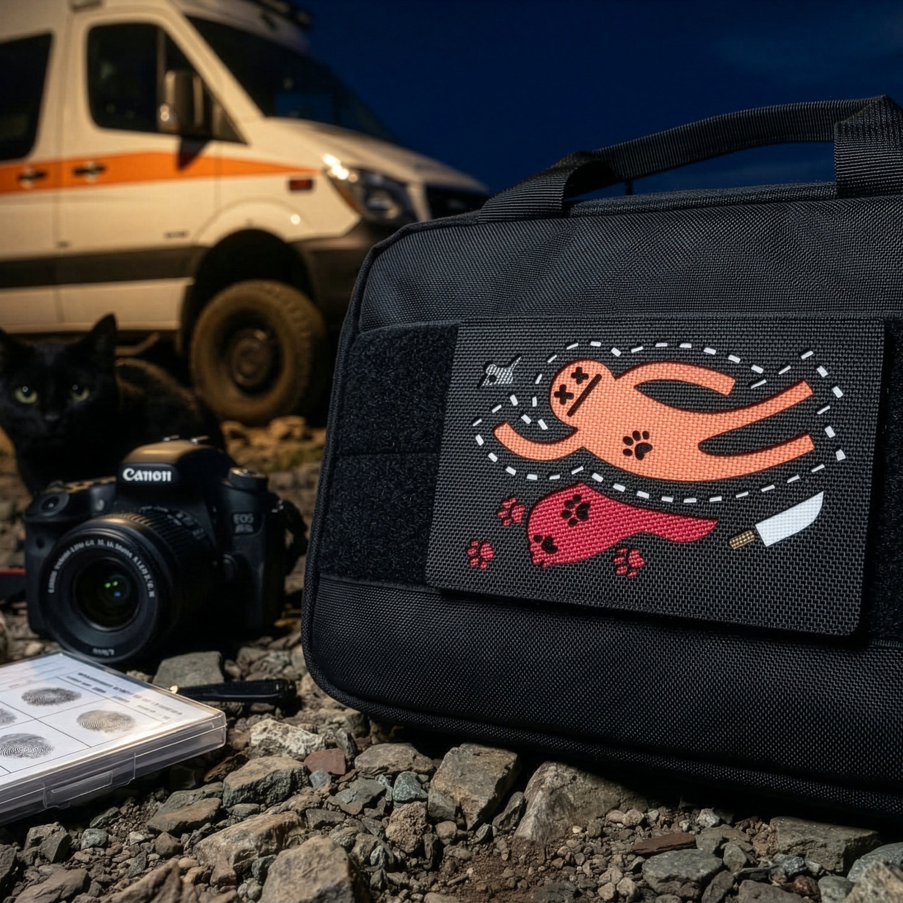 Crime Scene Tactical Patch 3X2 Cordura Morale Patch by Alpinhound Supply