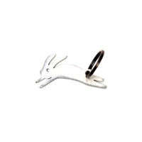 Lucky Rabbit Steel Forge™ Tag | Keychain & Bag Charm
