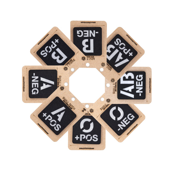 Blood Type Tactical Patch 1.5X1.5