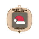 Cookie and Santa Claus Hat Tactical Patch Christmas Ornament Set