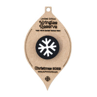 Snowflake and Red Nosed Reindeer Tactical Patch Christmas Ornament Set