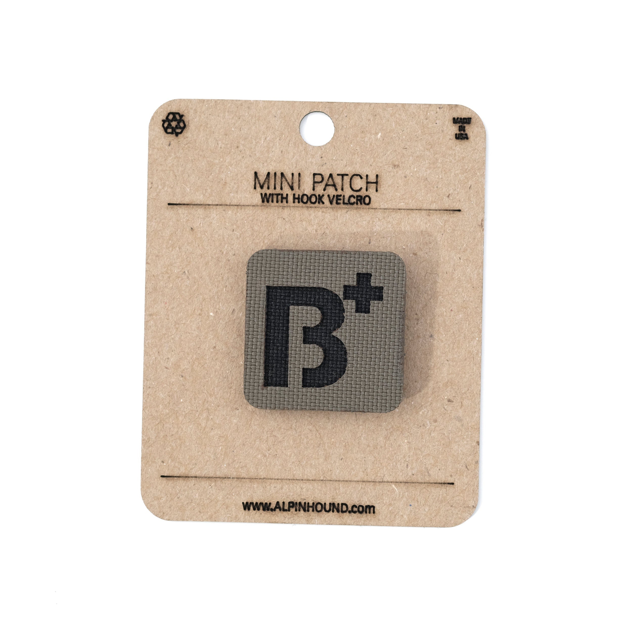 Blood Type Tactical Patch 1X1