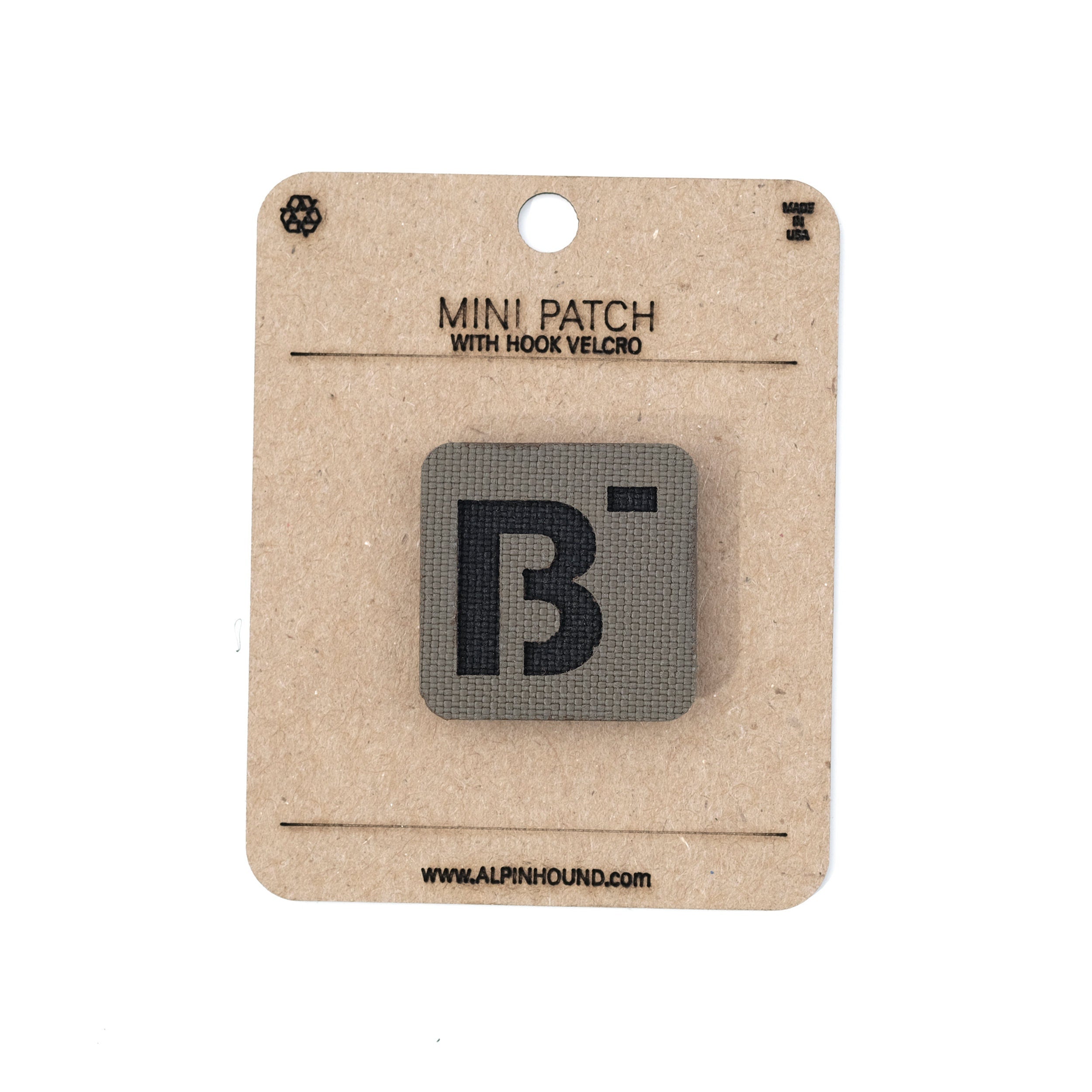 Blood Type Tactical Patch 1X1