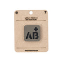 Blood Type Tactical Patch 1X1
