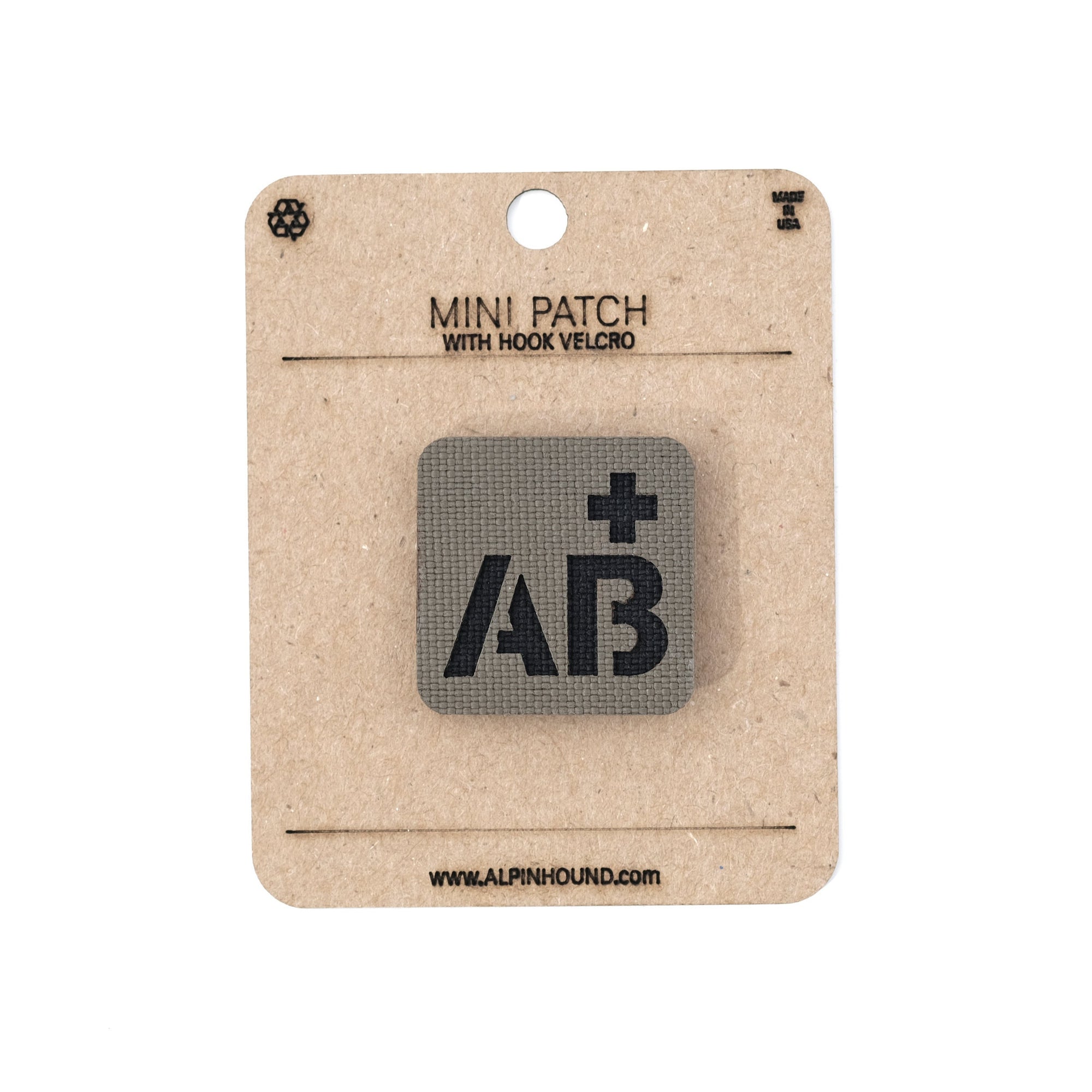 Blood Type Tactical Patch 1X1