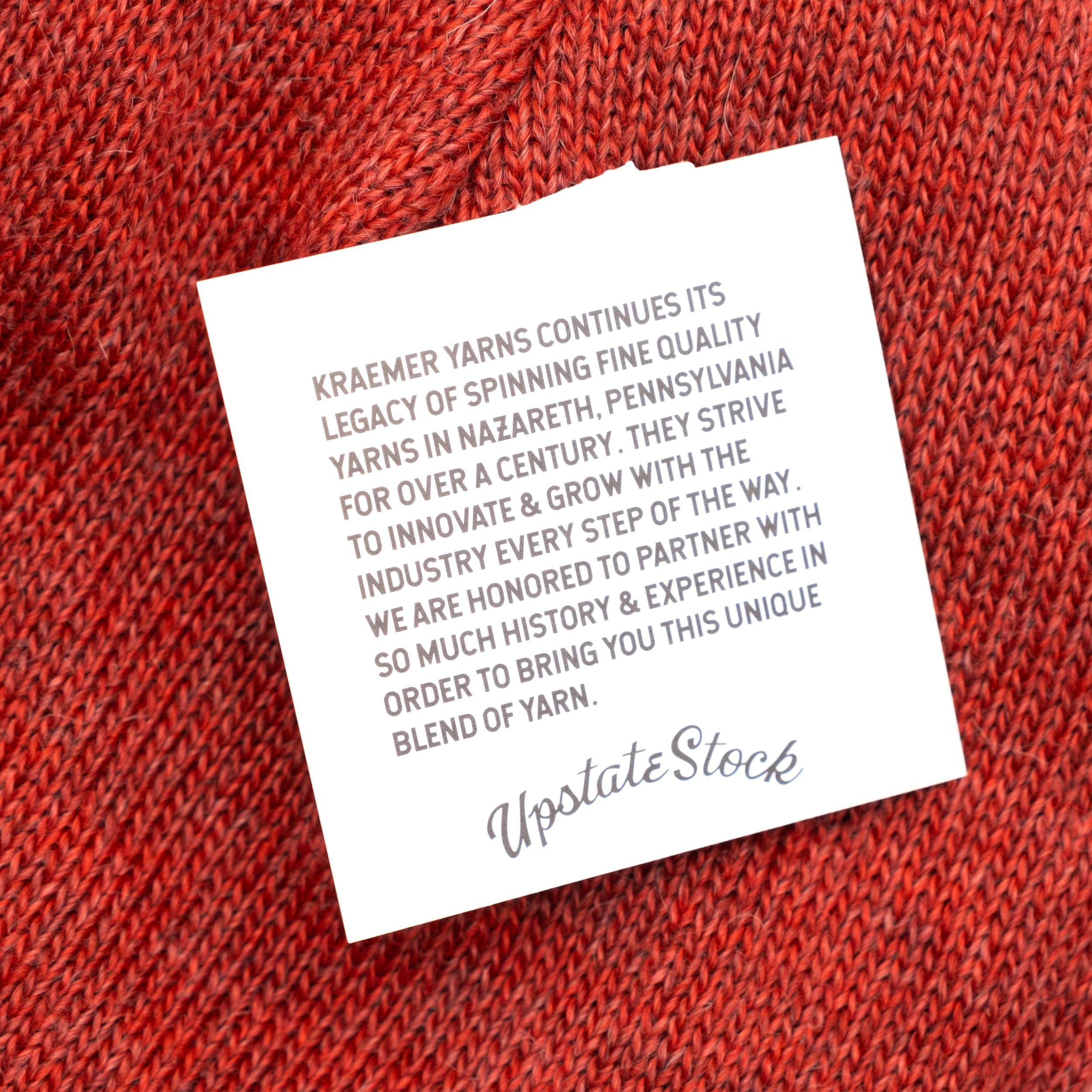 American Mohair Beanie with 2X2 Patch Panel