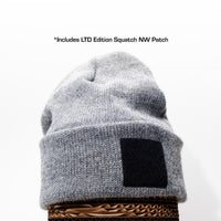 American Mohair Beanie with 2X2 Patch Panel