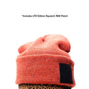 American Mohair Beanie with 2X2 Patch Panel