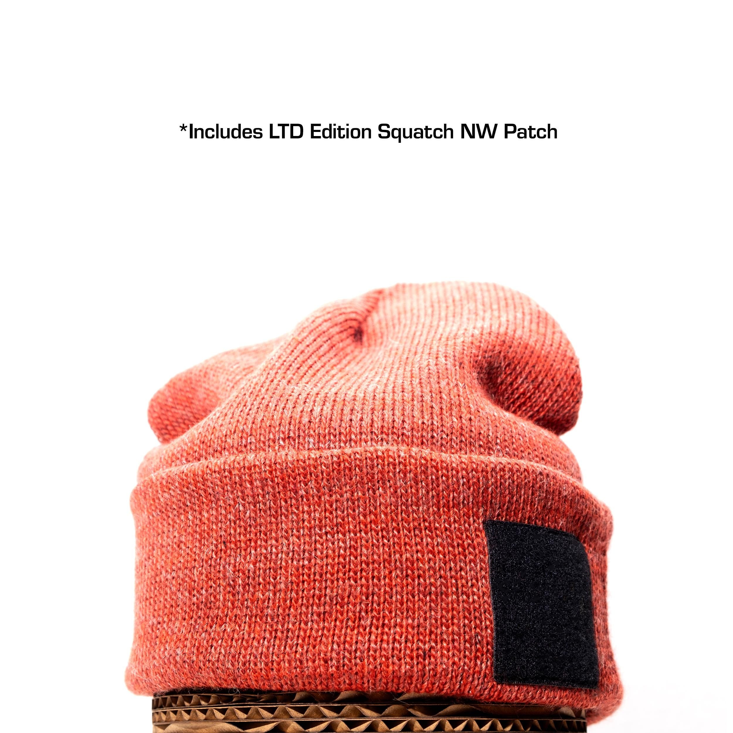 American Mohair Beanie with 2X2 Patch Panel