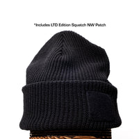 ECO-Wool Watch Caps with 2X2 Patch Panel