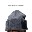 ECO-Wool Watch Caps with 2X2 Patch Panel