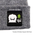 American Mohair Beanie with 2X2 Patch Panel