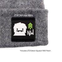 American Mohair Beanie with 2X2 Patch Panel
