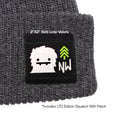 ECO-Wool Watch Caps with 2X2 Patch Panel