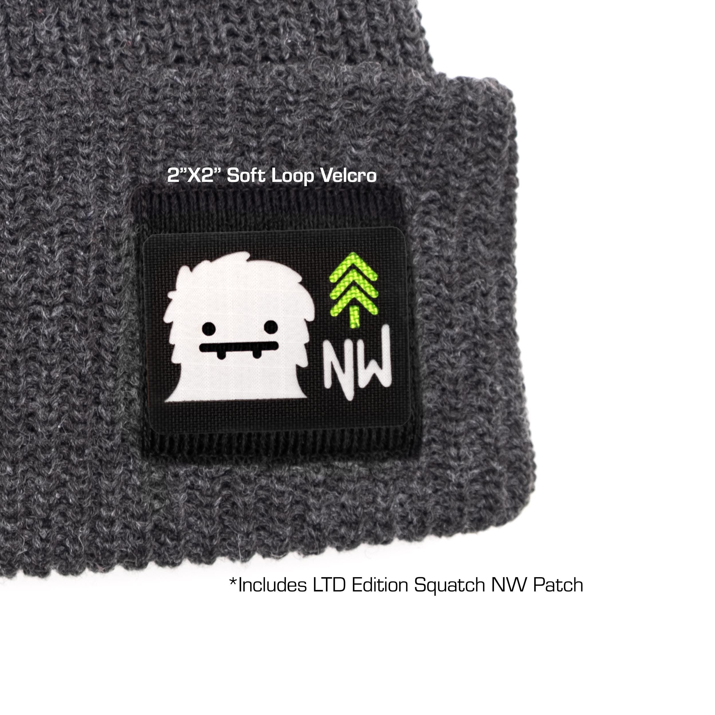 ECO-Wool Watch Caps with 2X2 Patch Panel