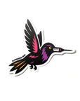 Hypodermic Hummingbird Sticker | Waterproof Vinyl Decal | For Toolboxes, skateboards, laptops and water bottles