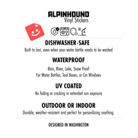 Rainbow Salmon Sticker