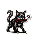 Bomb Cat Sticker | Waterproof Vinyl Decal | For Toolboxes, skateboards, laptops and water bottles