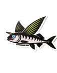 Flying Fish Sticker | Waterproof Vinyl Decal | For Toolboxes, skateboards, laptops and water bottles