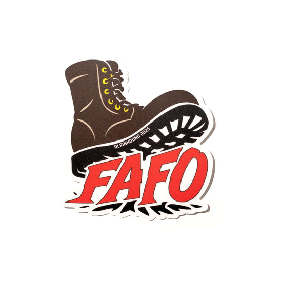 FAFO Boot Sticker