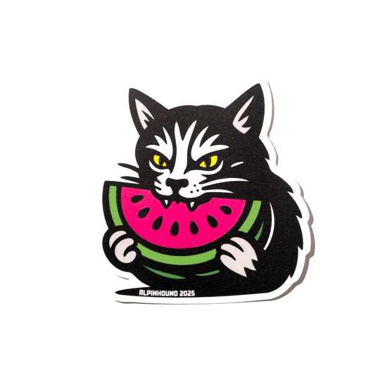 Watermelon Cat Sticker