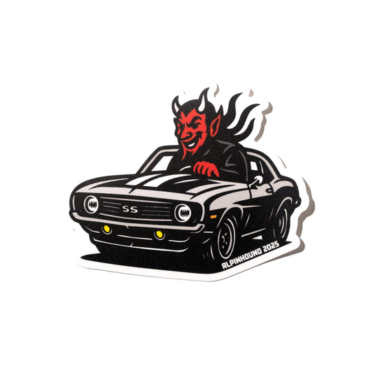 Demon Driver Sticker