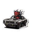 Demon Driver Sticker | Waterproof Vinyl Decal | For Toolboxes, skateboards, laptops and water bottles