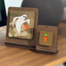 Wooden Tactical Patch Display Stand