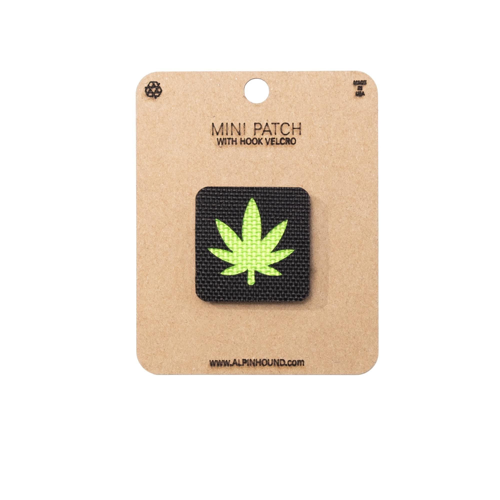 Marijuana Leaf Tactical Patch 1X1