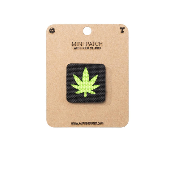 Marijuana Leaf Tactical Patch 1X1