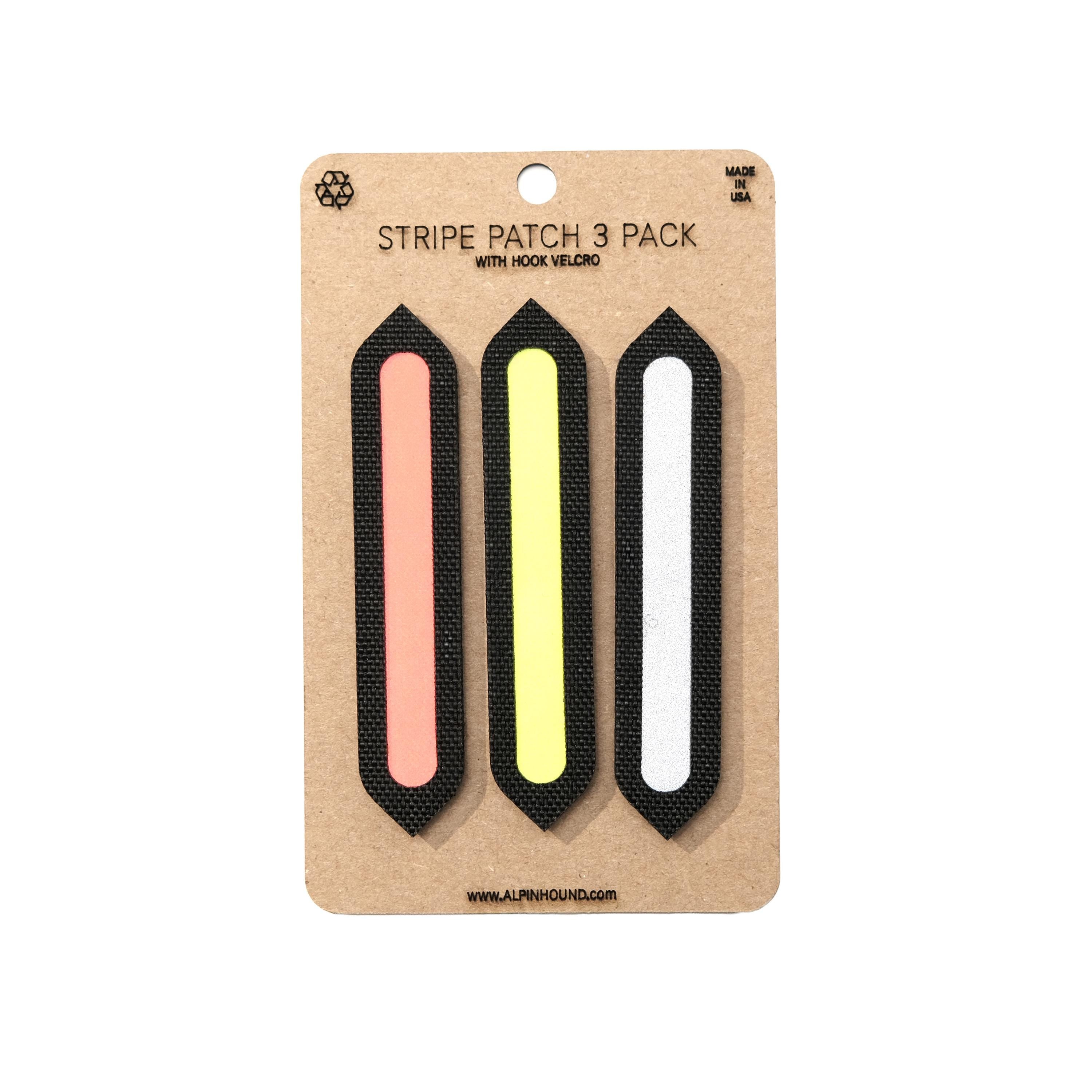 Reflective Stripe Patch 3 Pack Fits 2X2