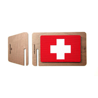 Wooden Display Stand for 3X2 Tactical Patch