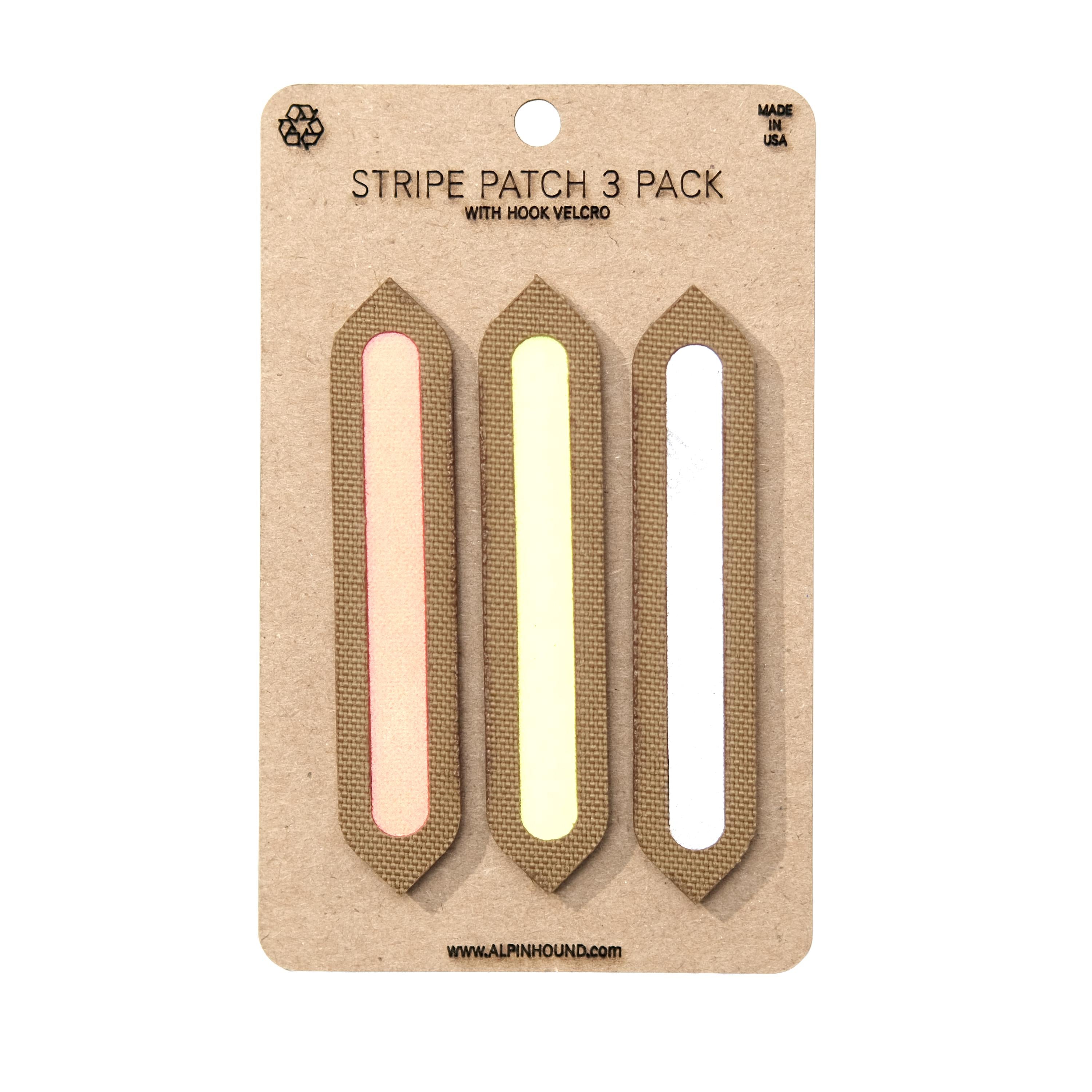 Reflective Stripe Patch 3 Pack Fits 2X2