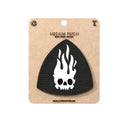 Flaming Skull Shield Tactical Patch 2X2