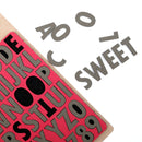 Tactical Alphabet & Numerals Set with Hook Velcro Backing