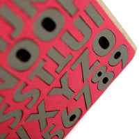 Tactical Alphabet & Numerals Set with Hook Velcro Backing