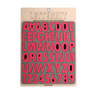 Tactical Alphabet & Numerals Set with Hook Velcro Backing